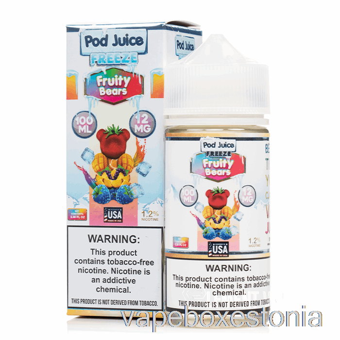 Vape Box Estonia Freeze Fruity Bears - Kaunamahl - 100ml 3mg